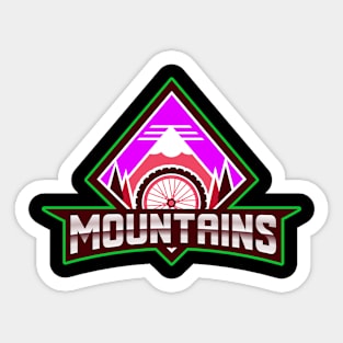 Mountains Sticker